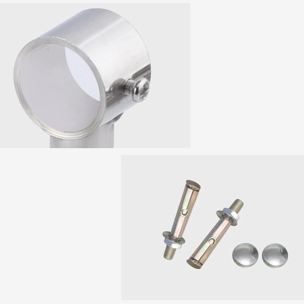 

2pcs 32Mm Heavy Duty Stainless Steel Closet Rod Brackets Adjustable Round Mounting Brackets For Bathroom Kitchen Balcony Durable