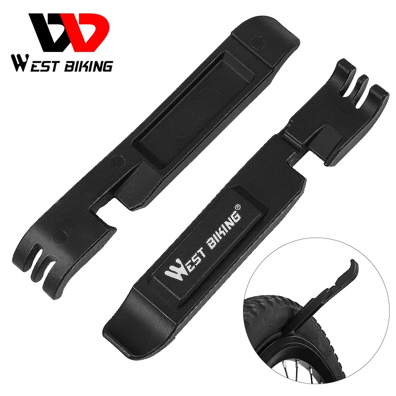 

WEST BIKING 2Pcs Bicycle Tyre Tire Lever 3 in 1 Bicycle Repair Tools Chain Breaker Cutter Bike Tools Tyre Crossbar Tire Pry Bar