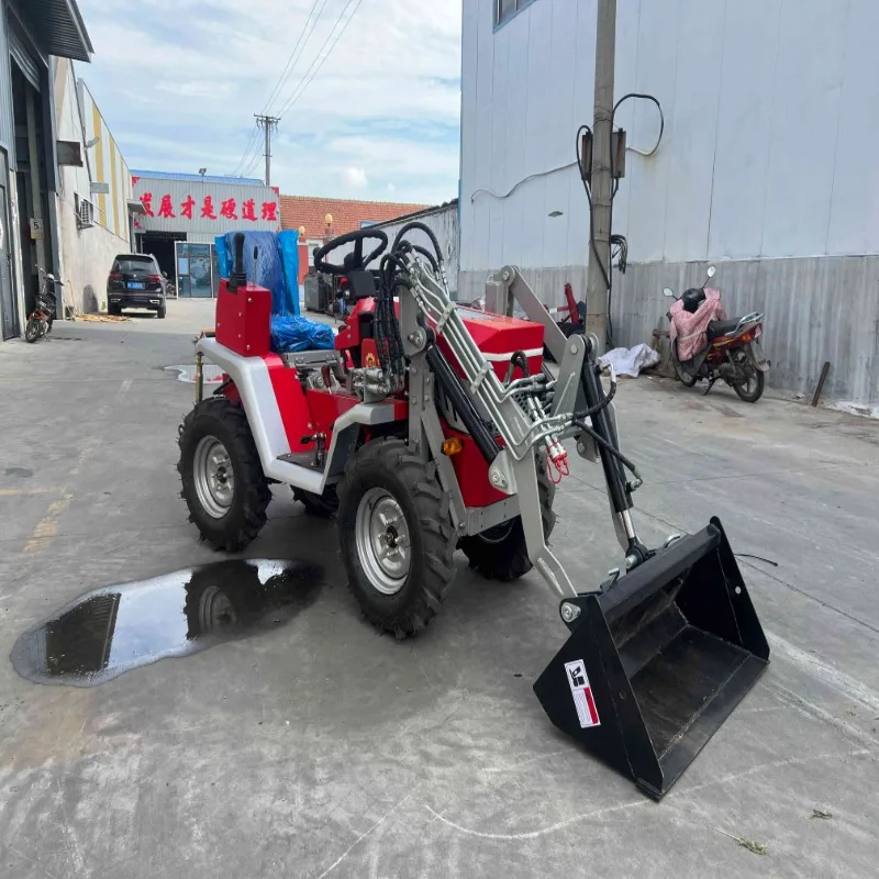 Landscaping Small Wheel Tractor Free Shipping, Compatible with Loader, Rotary Tiller, Lawn Mower, Bulldozer for Farm Maintenance