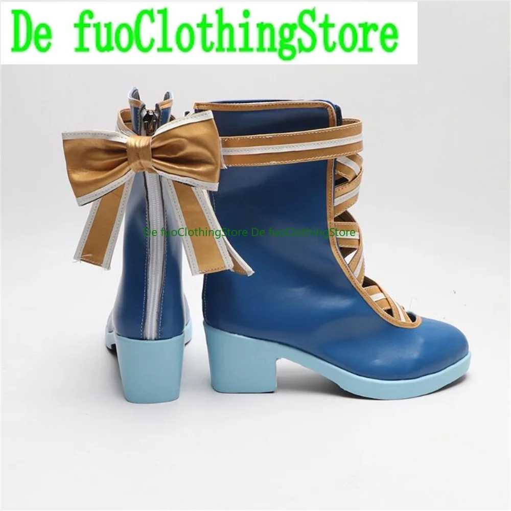 DefuoClothing StoreHimemiya Tori Ensemble Stars Cosplay Shoes  GameAnime Game Role-playing Halloween Party Props Shoes Boots