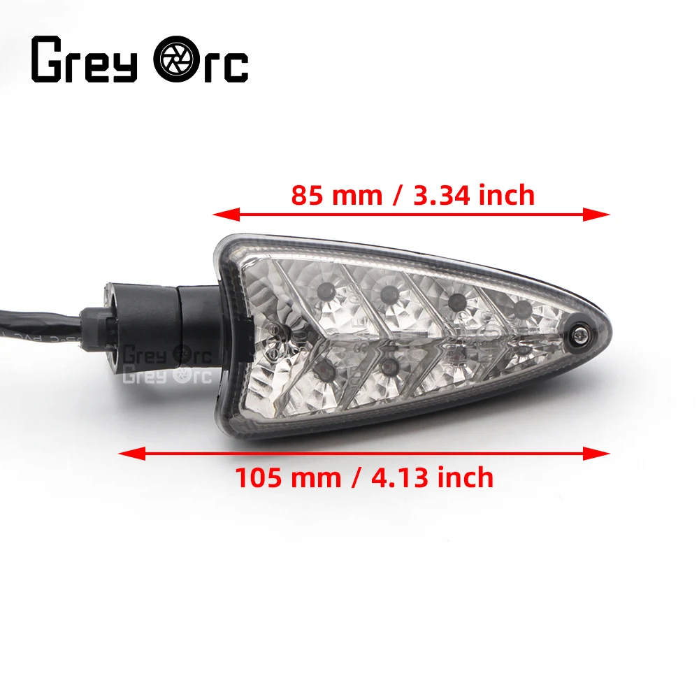 LED Turn Signal Light For Bmw R1200 R1200GS R1200R S1000RR K1200R 2012 2013 2 Wires 230mm Flashing Indicator Blinker Lamp