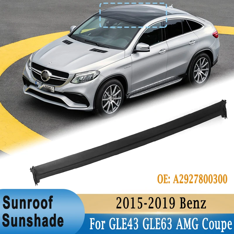

Sunroof Curtain Cover Sunshade Assembly Sunroof Visor Roller A2927800300 for Mercedes-Benz C292 GLE43 GLE63 AMG Coupe 2015-2019