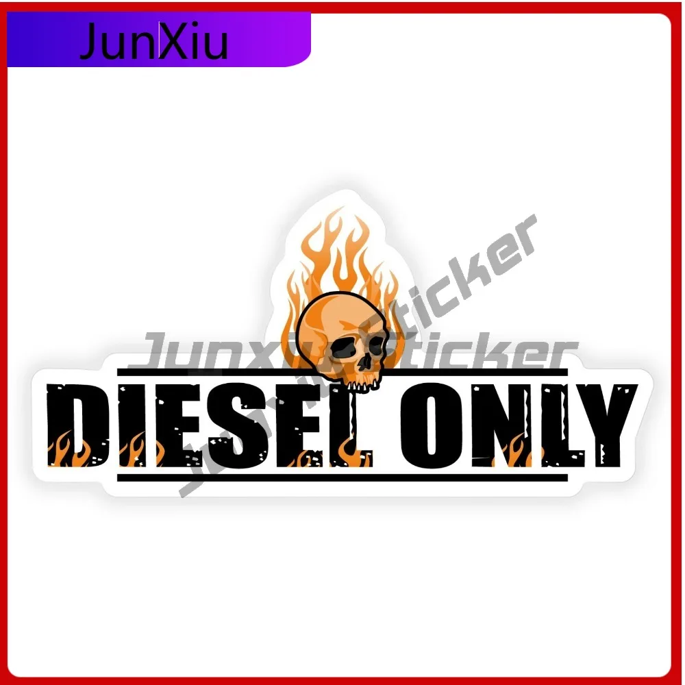 

Diesel Only Fuel Waterproof Sticker Occlusion Scratch Decal Accessories Funny Car Decoration For Suv Camper Windshield Bumper