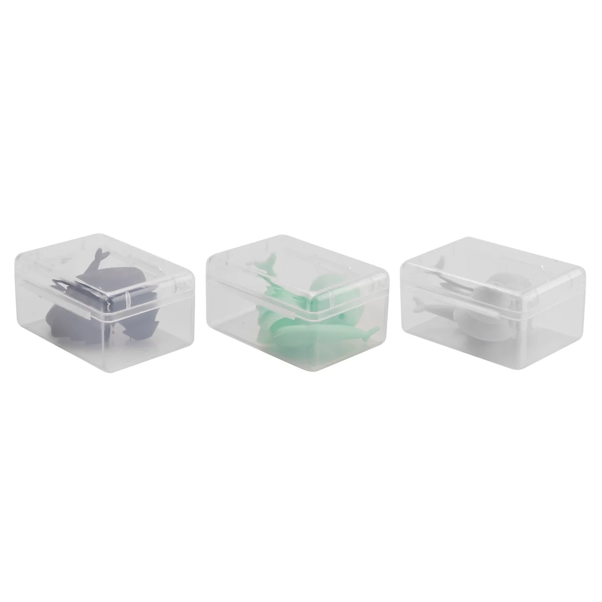 Grandes tampões de ouvido ultra confortáveis à prova d'água, tampões de ouvido de natação, tampões de silicone reutilizáveis para esportes aquáticos, 3 pares