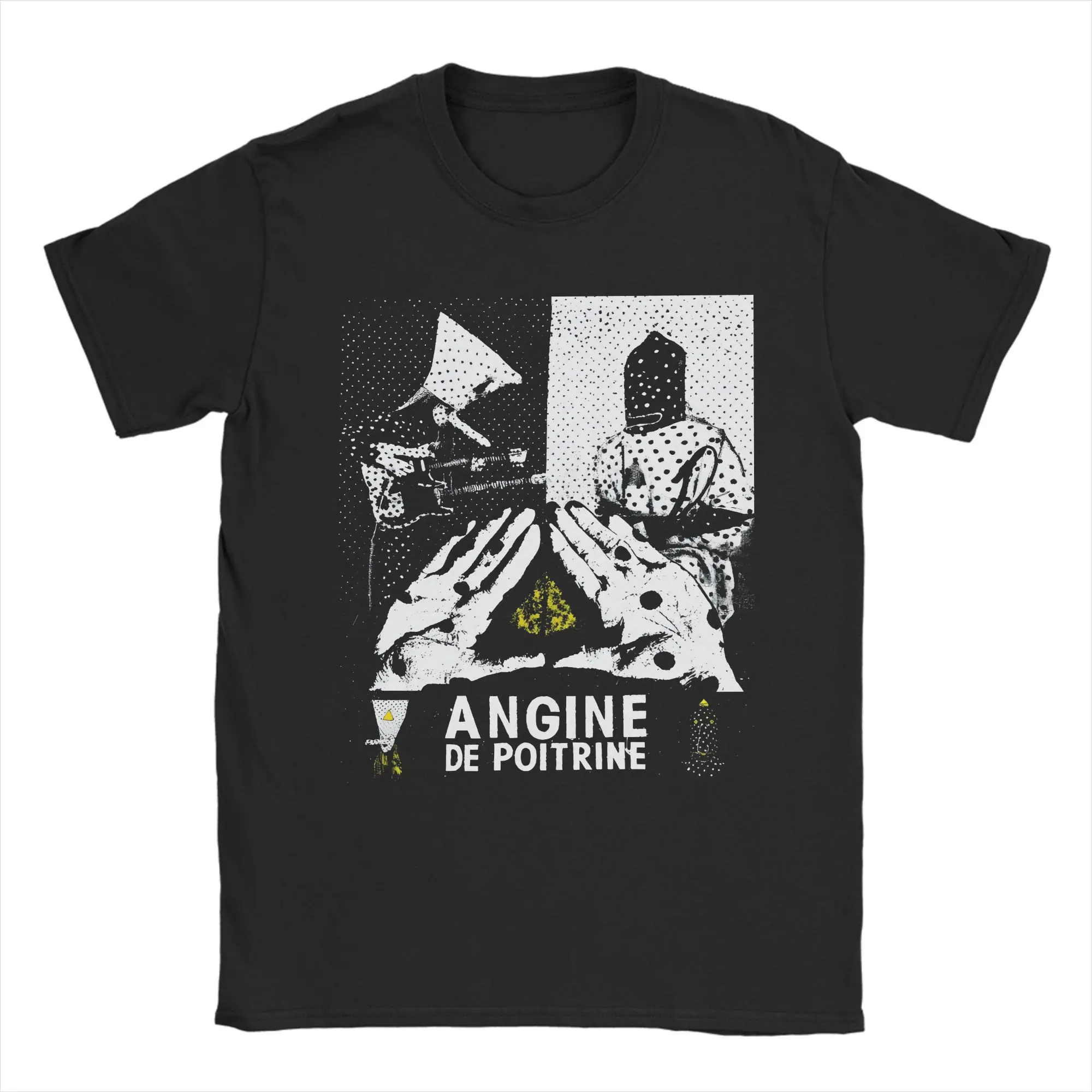 Angine De Poitrine Rock Band T Shirt Beach  Vintage T-Shirts Cotton Leisure Tshirt For Adult Custom DIY Clothes