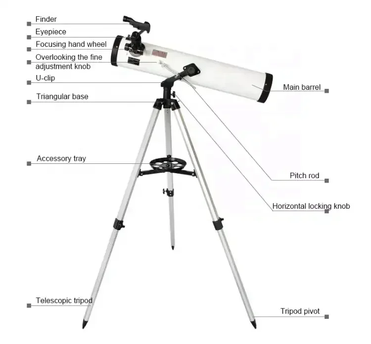 

Professional sky-watcher astronomical telescope 76700 with tripod