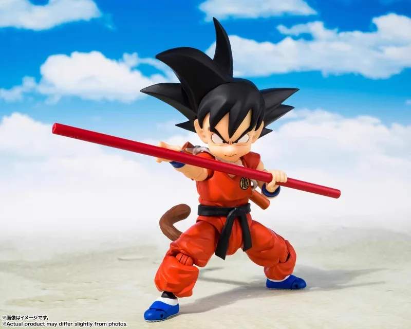 Bandai Figure Dragon Ball Anime Figures SHF Goku TNT Innocent Challenger Collection Model Action Figure Toys for Boys Gifts