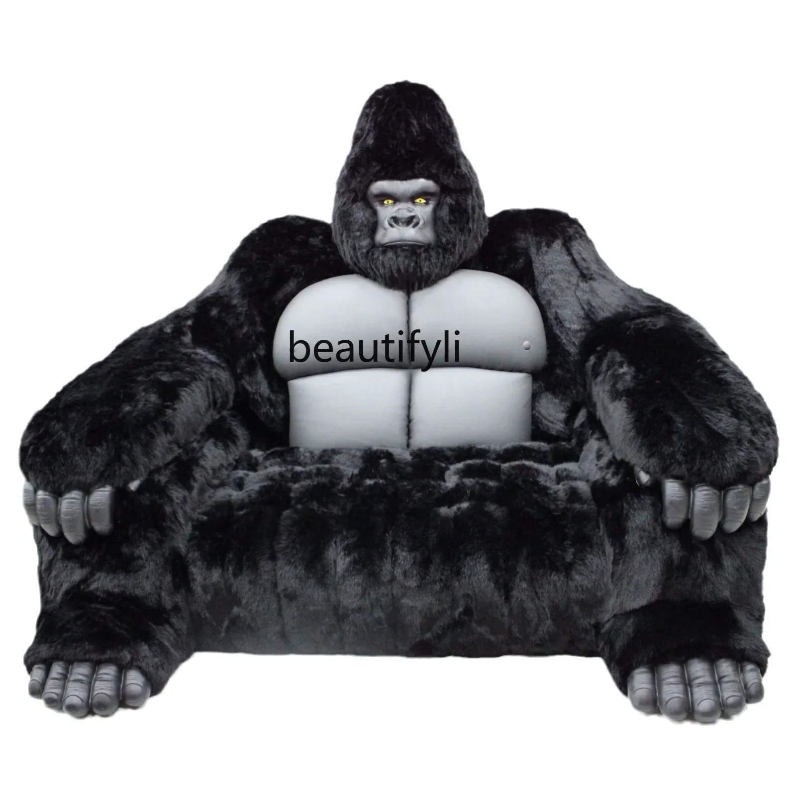 Gorilla sofa living room furniture two-dimensional diamond sofa bedroom bed creative size apartment leather sofa