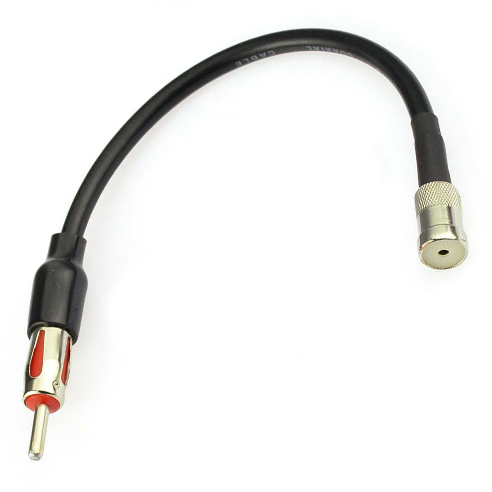 Car Radio Antenna Adapter ISO To DIN Cable For FM AM Antenna Car Antenna Extension Cable Cord DIN Plug Connector