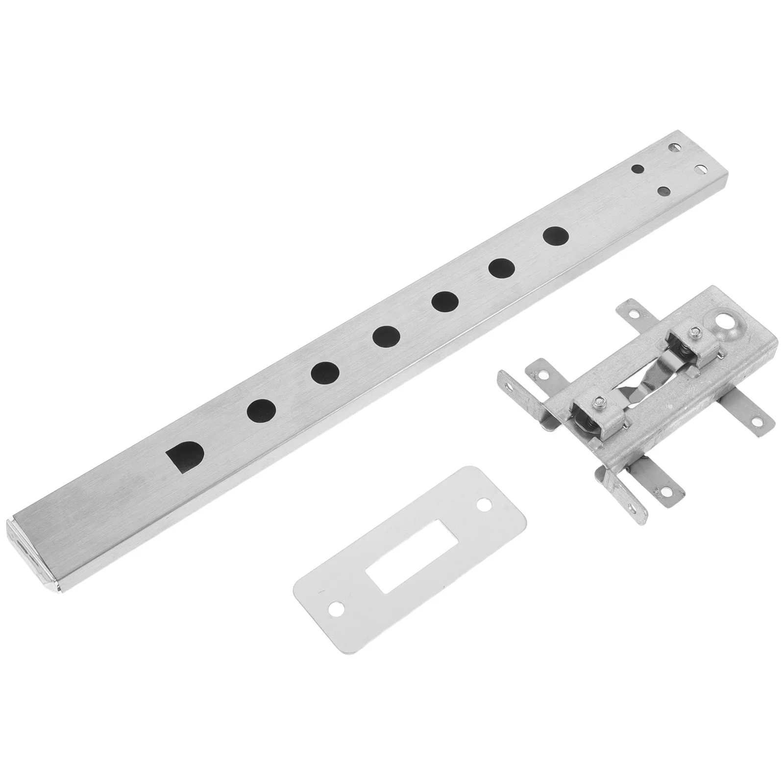 

Adjustable Barber Chair Headrest Bracket Salon Chair Head Rest Adjuster Attachment Ergonomic Support Silver Professional Spa