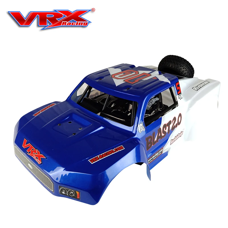 VRX Short Card Car Shell + Nylon Roll Cage + Spare Wheel + Driver Blister For VRX RH1043SC/1045SC  1/10 Rc Car Part