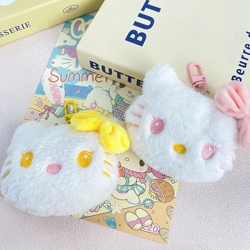 Sanrio Cartoon Plush brooch transformation Kuromi Hello Kitty brooch cute accessory Dolls for Kids Girl Women brooch