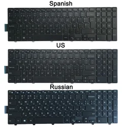 New Latin/Spanish/US/Russian Keyboard For Dell Inspiron 15 3541 3542 3543 5542 3550 5545 5547 3551 3552 3559 3565 3567 5566 5748