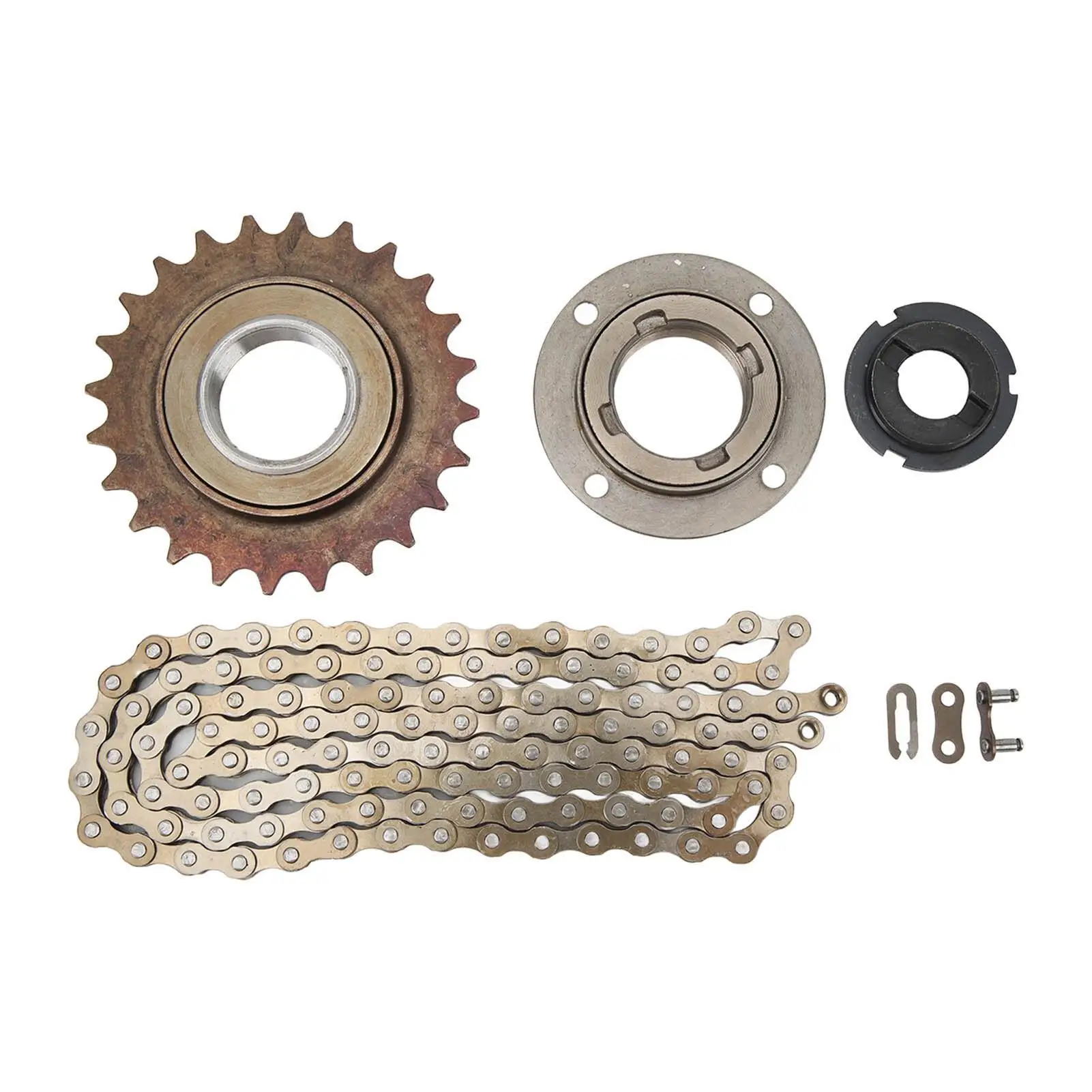 

24T Steel Sprocket Chain Drive Kit for electric Bikes - Forged, Easy Install, Durable Performance