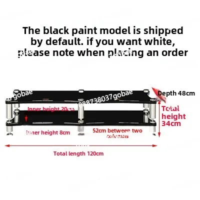 TV Cabinet Equipment Shelf Piano Paint Power Amplifier Stand Audio Speaker Cabinet Shock Absorber Nails Tripod Rack Courage view 4