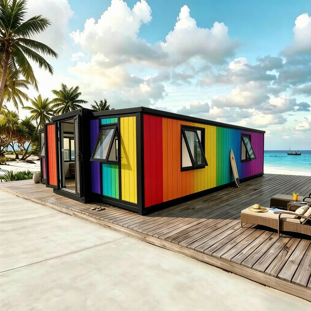 20ft 40ft Prefab Home Expandable Container House Modular Tiny House Cabins Garden Rooms 2 3 Bedroom Mobile House Warehouse Barn