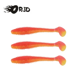 ORJD 10pcs/20pcs/30pcs Silicone Fishing Lures Soft Artificial Wobblers Jigging Swimbait Saltwater Shad Bass Fishing Bait Tackle