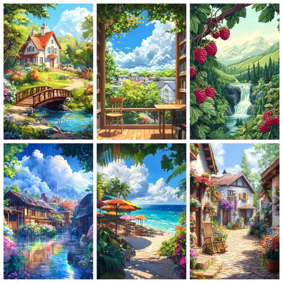 

500 Pieces Jigsaw Puzzle Landscape Jigsaw Puzzle Educational Toy for Kids Children 's Games Christmas Gift