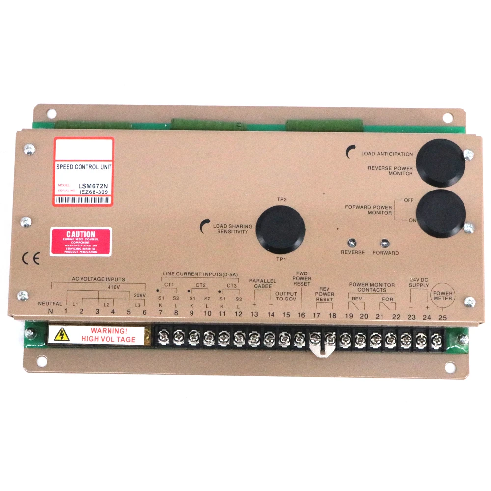 LSM672N Diesel Generator Electronic Load Controller Generator Parts