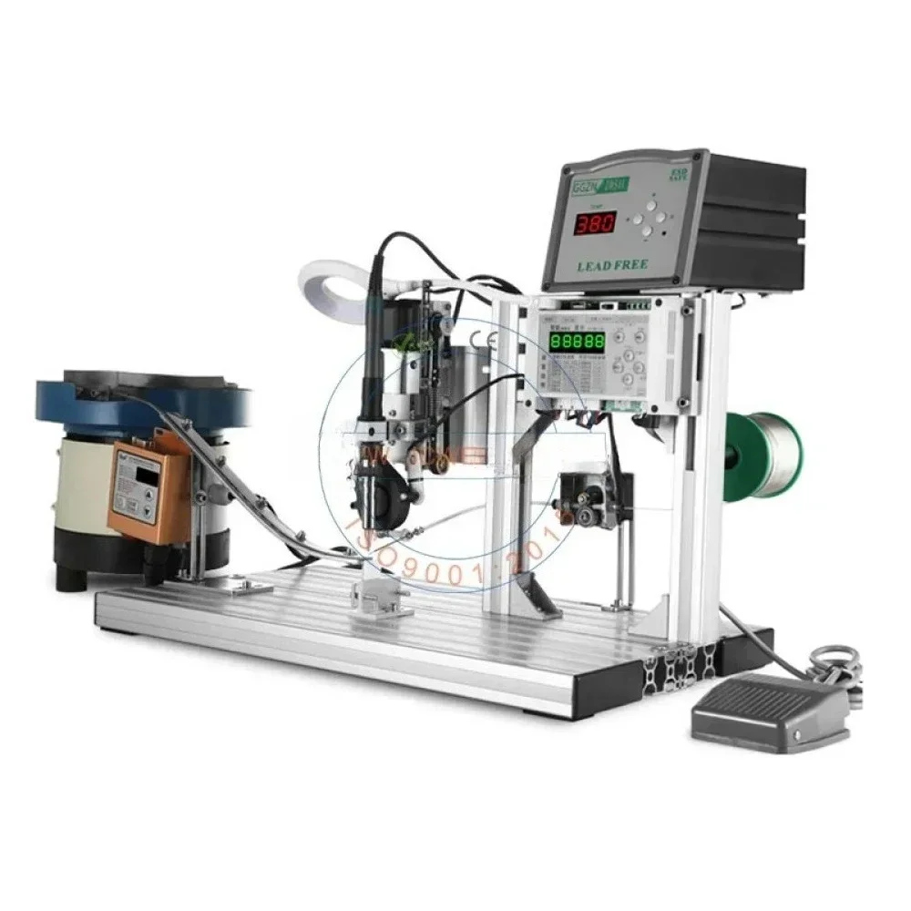 JCW-TS205H High Accuracy Soldering Station AUX USB DC Plug Automatic Cable Machine VIB for Cable Manufacturing Equipment