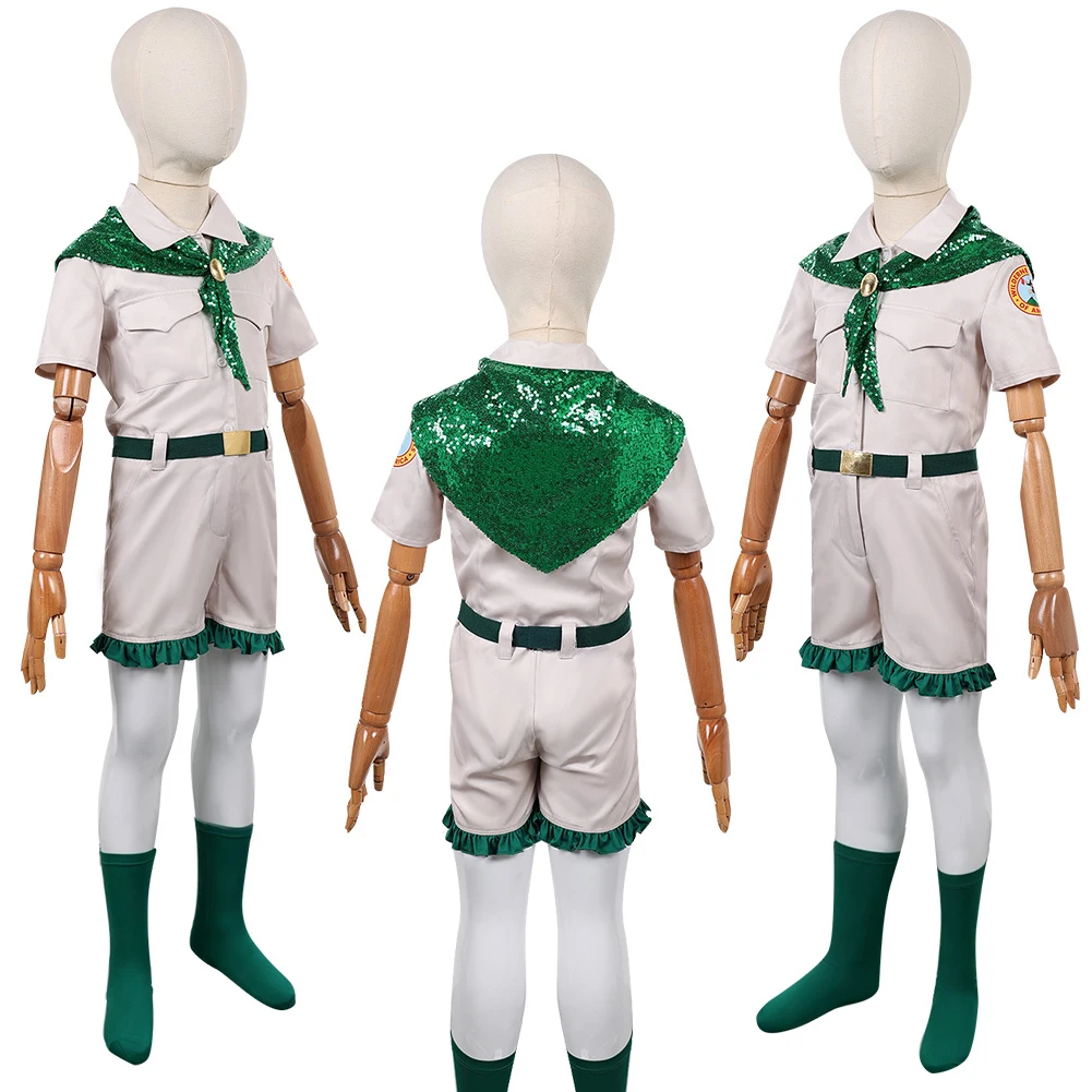 Disfraz de Cosplay de los Scouts de Beverly Hills de la Película, Traje de Fantasía, Disfraz de Juego de Rol, Traje de Carnaval de Halloween para Hombre
