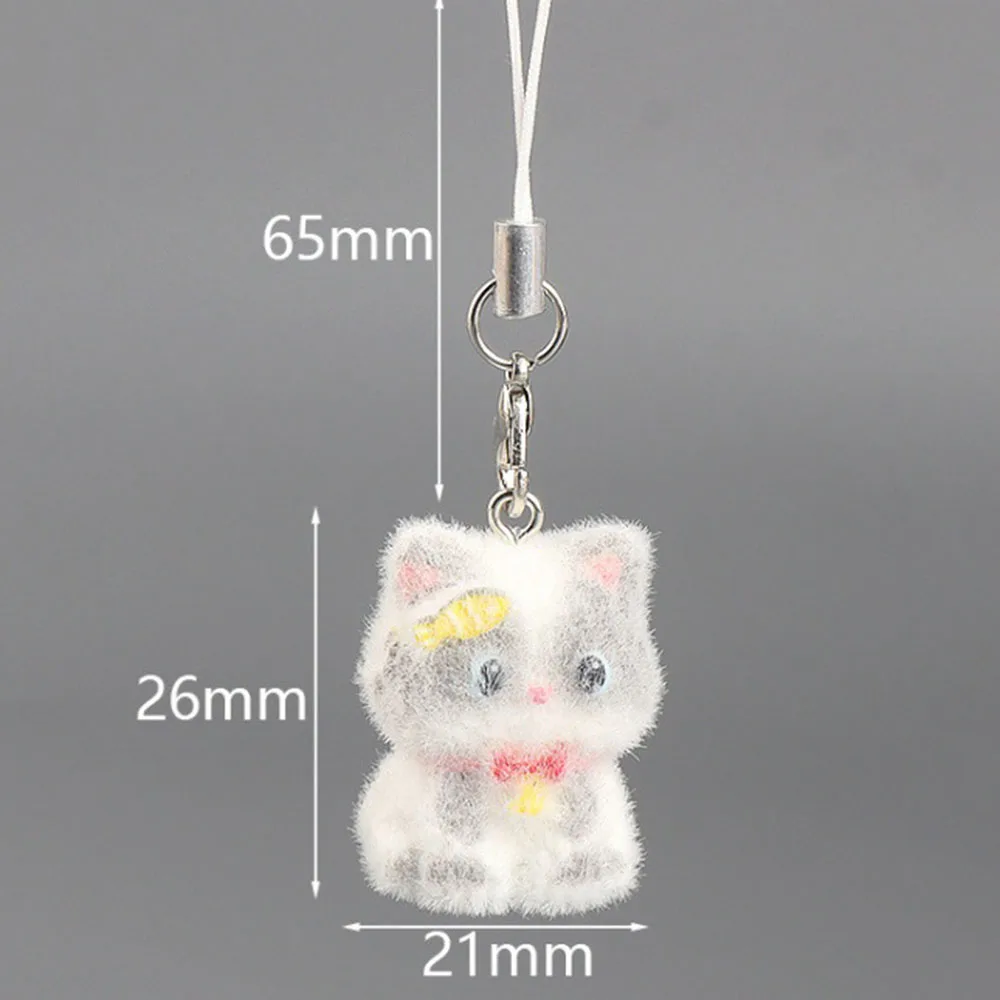 Милый-брелок-подвеска-в-виде-животного-пушистый-мультяшный-кулон-ремешок-для-телефона-флокированный-пушистый-брелок-для-ключей-праздничный-сувенир-украшение