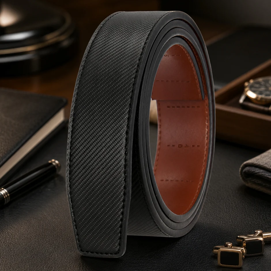 cintos-masculinos-com-fivela-automatica-sem-fivela-preto-marrom-cinto-de-couro-genuino-para-homens-luxo-35cm-de-largura-sem-furos-alca-masculina-b500