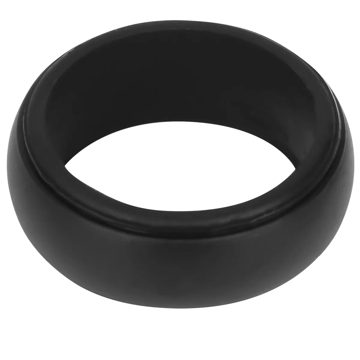1Pcs Silicone Rings Black Size 11 Non-Slip Finger Strength Trainer Outdoor Sports Accessories Exercisers Hand Grip Rings