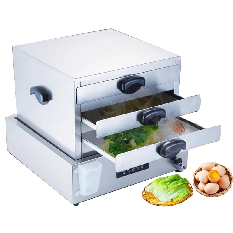 Steamed Vermicelli Roll Machine Commercial Electric Steamer Cooker Rice Noodle Roll Steamer Breakfast Machine Home Appliances