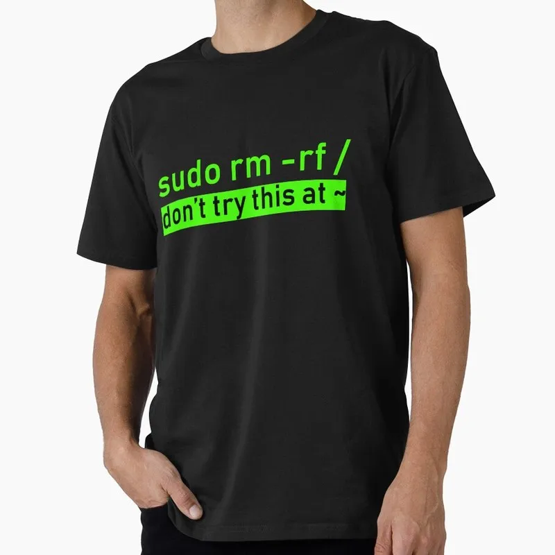 Sudo Remove Funny Programming Graphic T‑Shirt for Programmer Software Engineers Geek IT Developer Fan Gift Tees S-6XL