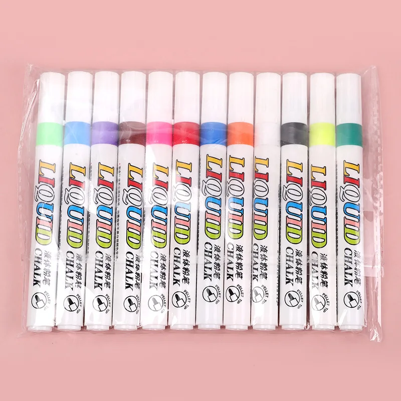 Set And Paint Pack Wet Erasable Refill Ink Mini With For Black White Board Dry Erase Thin Tip Blackboard Whiteboard Marker Pen