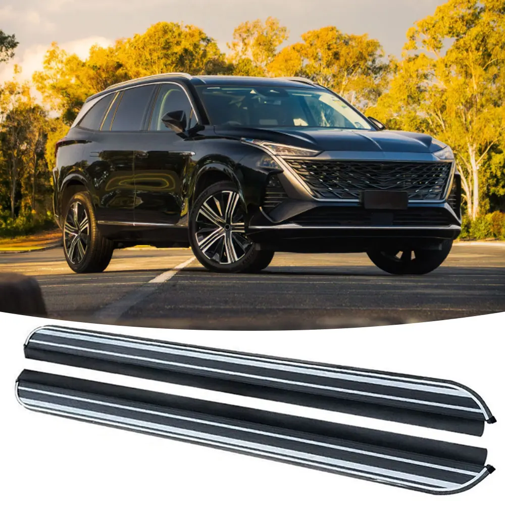 

2Pcs Heavy Duty Side Steps Running Board Fits for MG QS 2025 Includes Mounting Brackets Fixed Foot Step