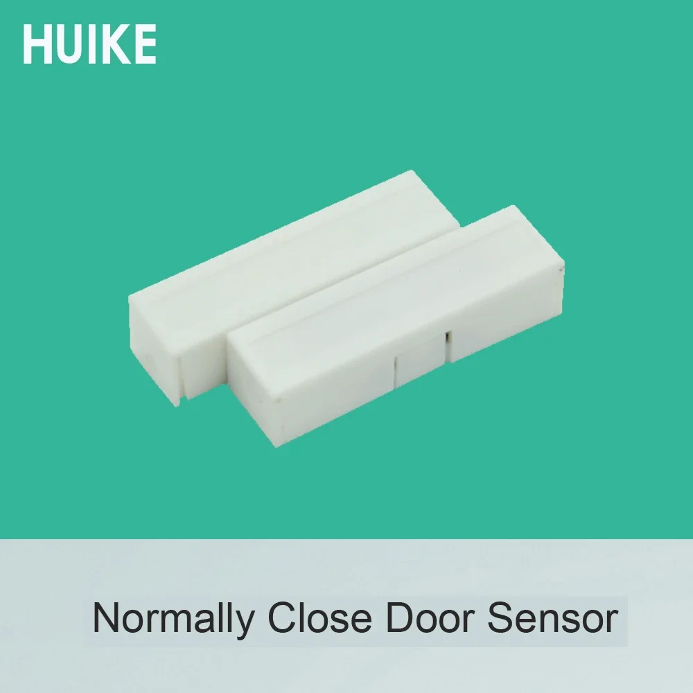 10Pcs/Bag White Color Plastic Door Open Alarm Detector Output NC Signal Light Control Switch Magnetic Contact Sensor