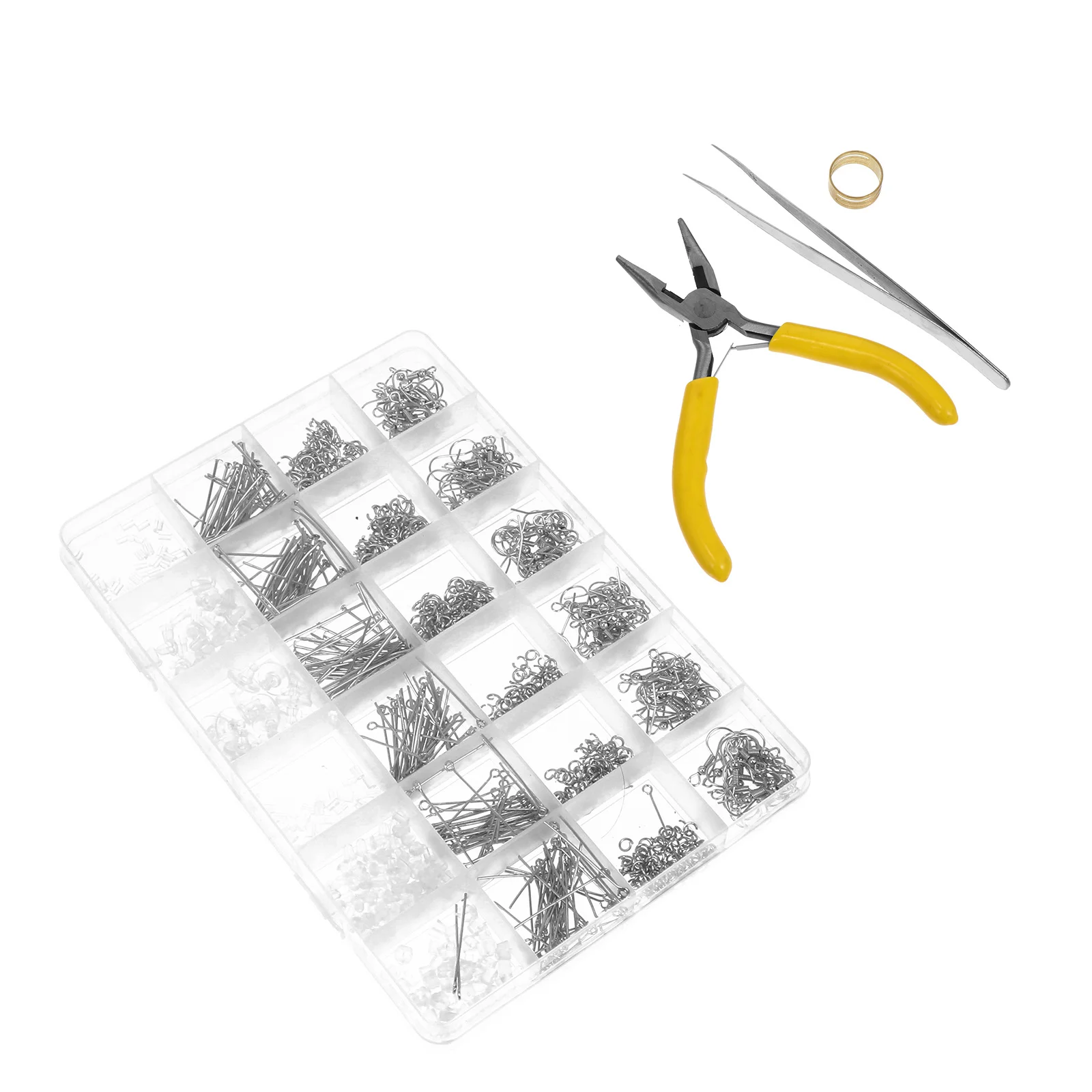 

1Set Earring Hooks Clasp Jewelry Making Hook Easy Wear Take Off Fashionable Personalized Elegant Visual Experience