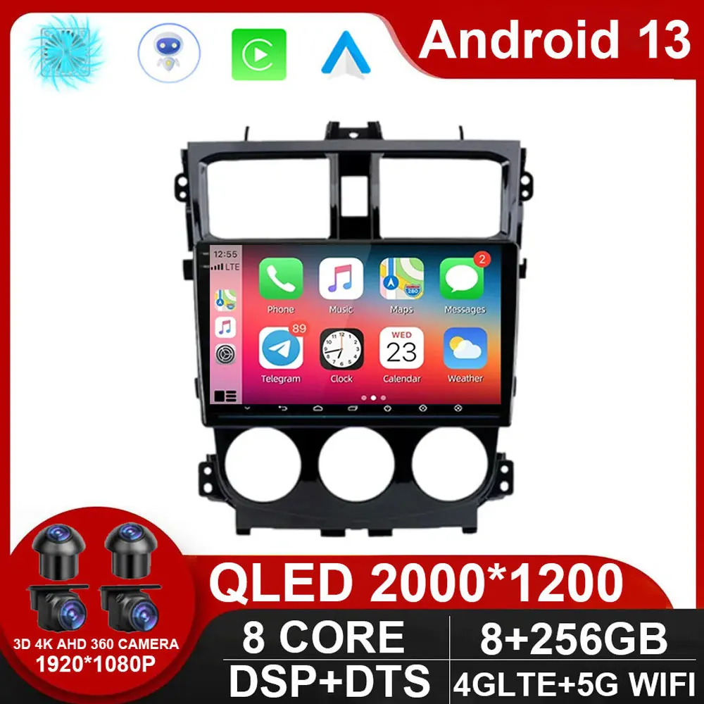 

Android 13 For Mitsubishi Colt Plus 2007 - 2012 Car Radio Multimedia Video Player Stereo Navigation Carplay DVD NO 2din HU