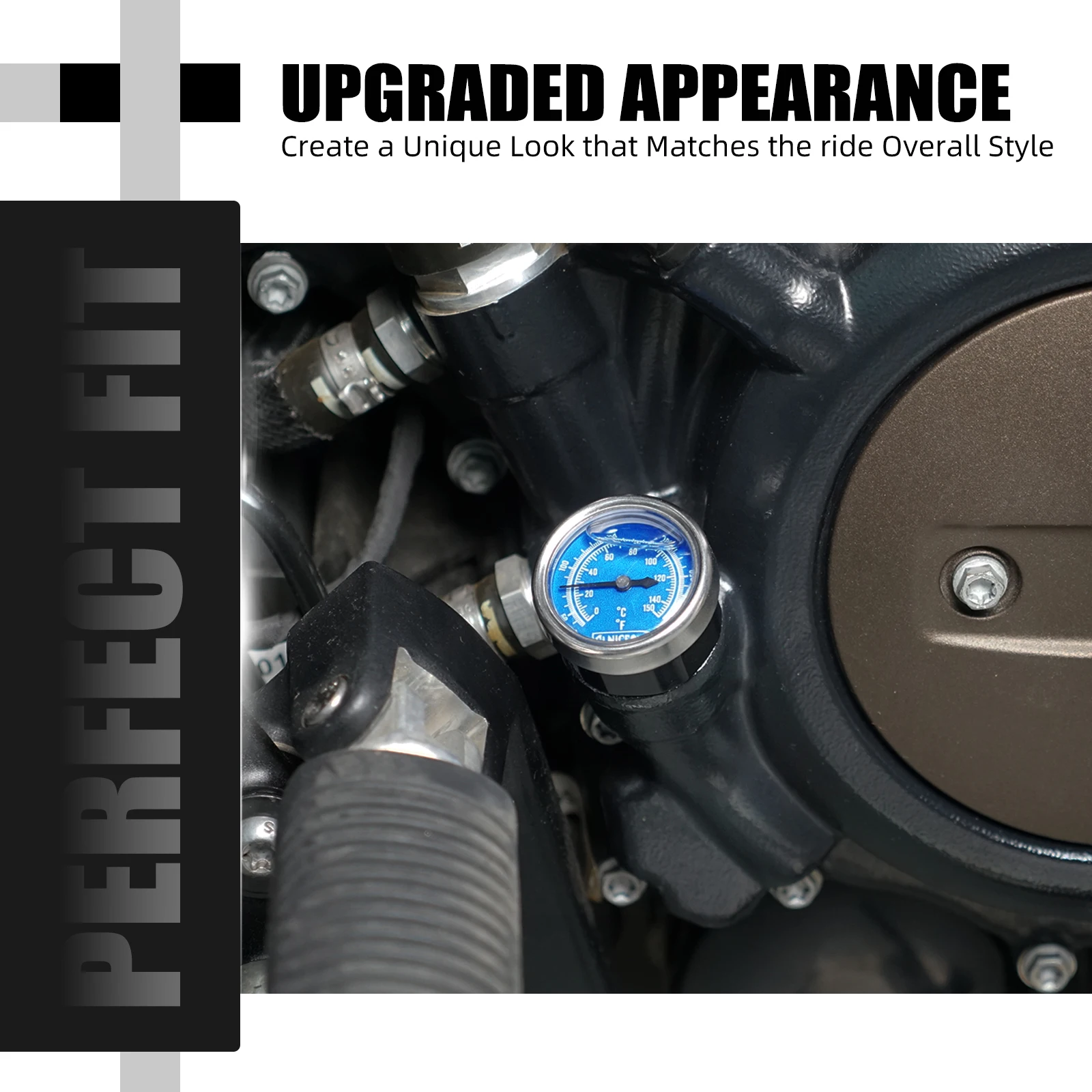 Oil Dipstick Thermometer Temperature Gauge for Harley Sportster S RH1250S Pan America 1250 RA1250 RA1250S Nightster RH975 RH975S
