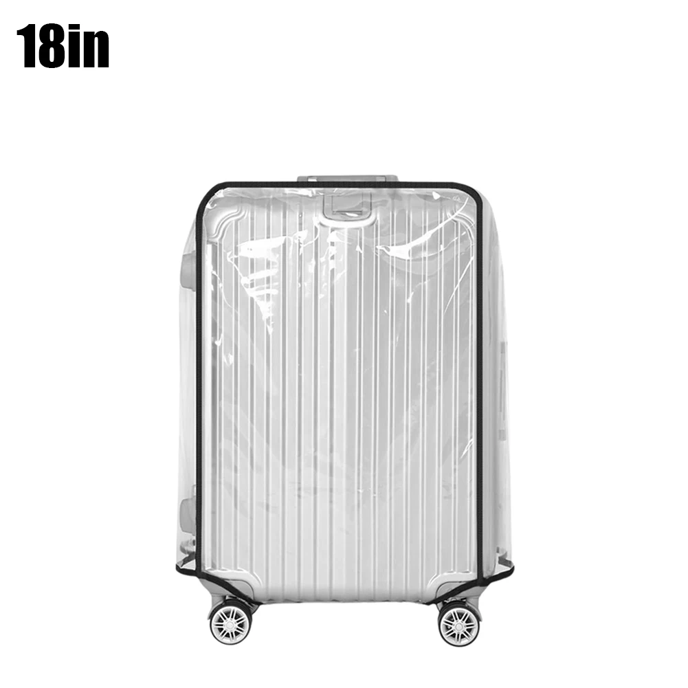 Protezione per valigia trasparente da 18-30 pollici protezione per bagagli da viaggio trasparente accessori da viaggio per valigia con ruote impermeabili in PVC