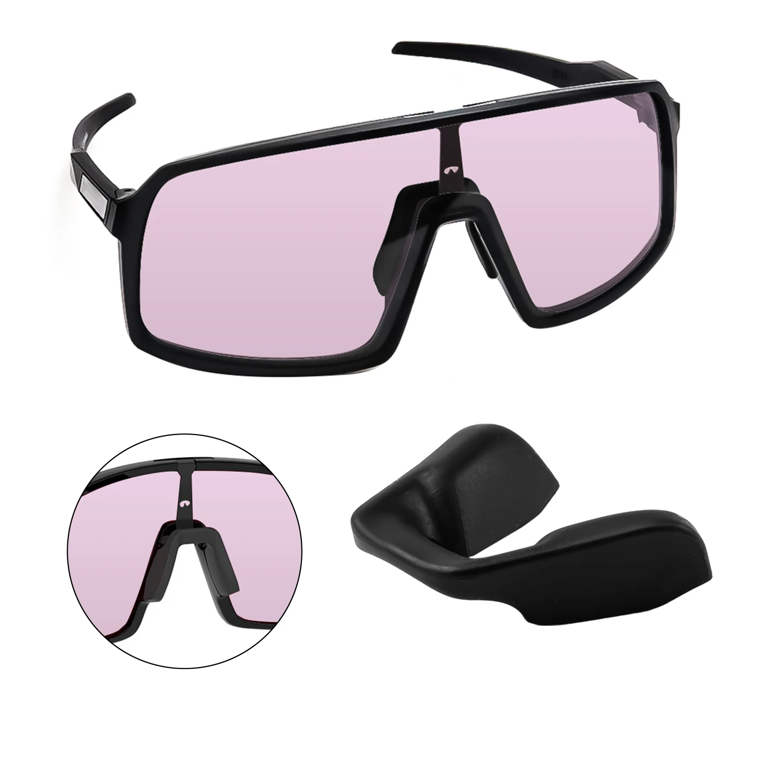 Almohadillas Nasales de Silicona de Repuesto para Gafas de Sol Oakley Sutro Lite OO9463 OO9463A/Sutro S OO9462