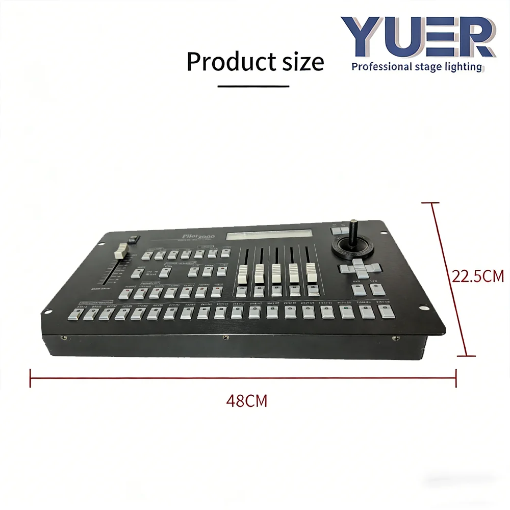 Pilot 2000 Light Controller DMX512 Console Channel Stage Light Effect Equipment for LED Moving Head Light