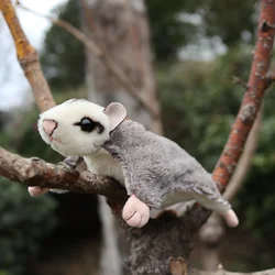 21cm Long Lifelike Soft Sugar Glider Plush Toys Super Cute Australian Squirrel Glider Stuffed Animals Toy Gifts for Kids