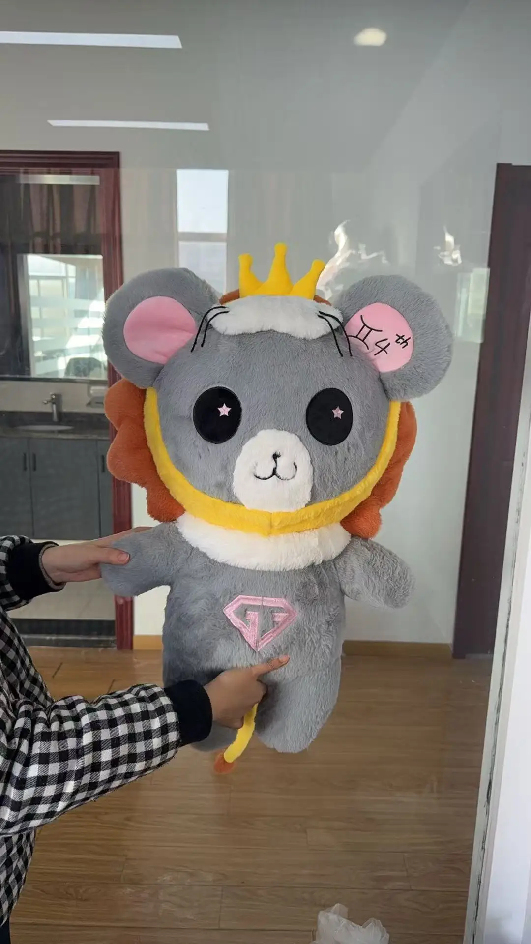 Pre-sale Not Official Fanmade Gmmtv My School President Thai Star Geminifourth Look Khunnoo 60cm Pendant