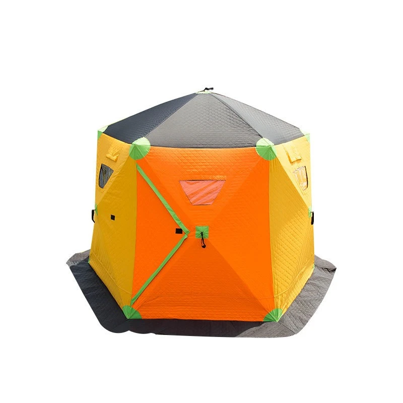 Winter fishing tent outdoor camping fishing windproof and rainproof double-layer warm ice fishing tent