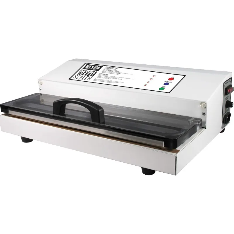 Weston Brands Vacuum Sealer Machine for Food Preservation & Sous Vide, Extra-Wide 5mm Bar for Sealing Bags up to 15