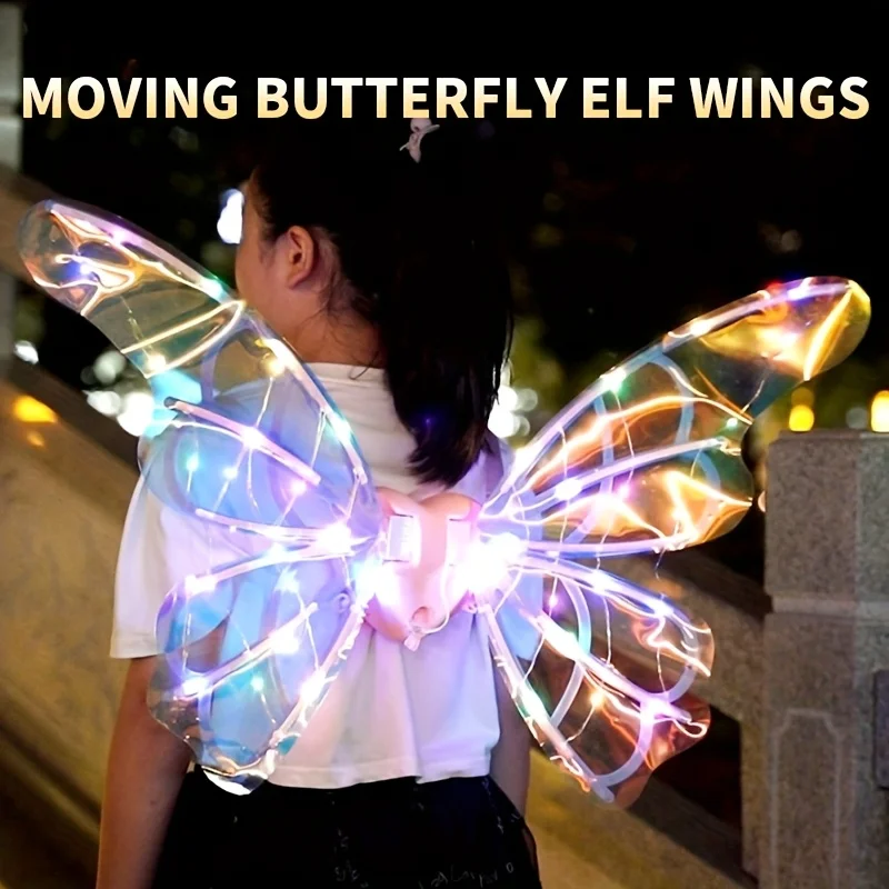 Im Dunkeln leuchtende LED-Schmetterlingsflügel, Weihnachtsgeschenk
