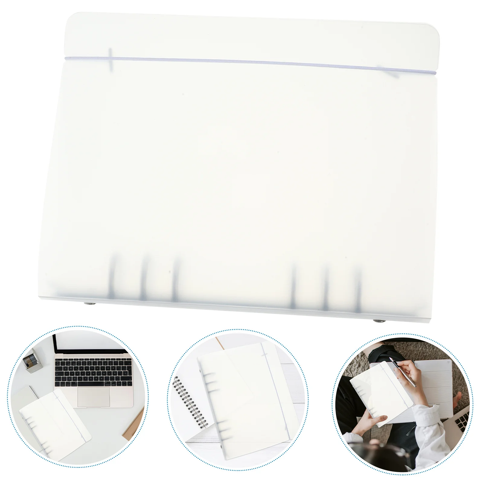 

2pcs Portable Binder Notebook Cover A5 Size Sturdy Pp Iron Material Reusable File Organizer For School Office Journal Scrapbook