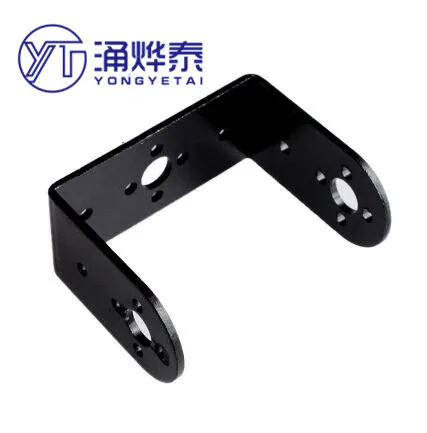 YYT Standard steering gear bracket double-axis servo bracket robot multi-function oblique U-shaped L-shaped beam bearing