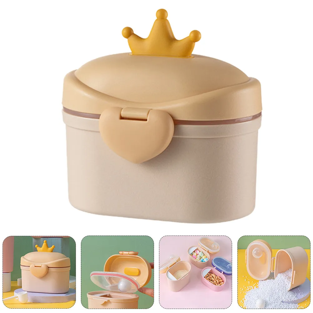 

Baby Milk Powder Container Portable Formula Dispenser With Separate Spoon Compartment Sanitary Storage Accurate Scooping
