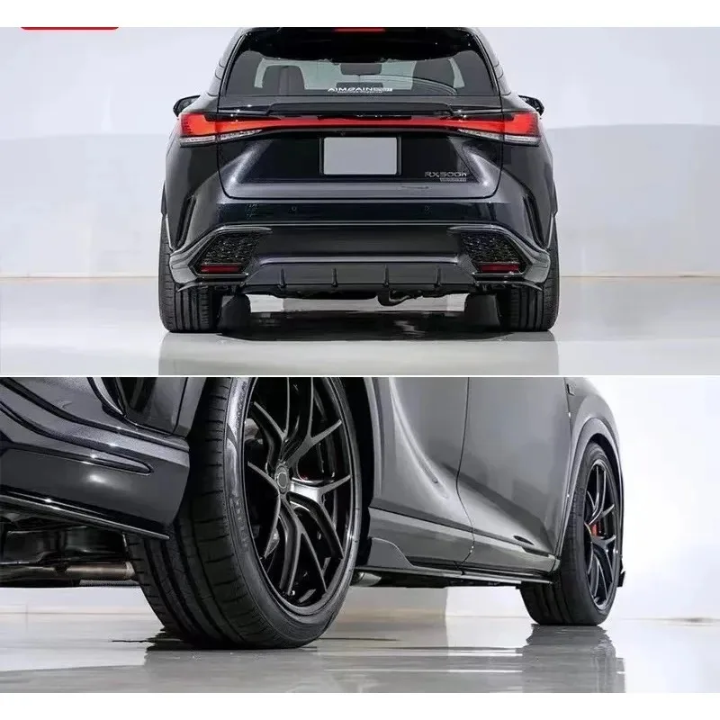 

Комплект кузова в стиле Aim для передней юбки для губ RX, задний диффузор, спойлер, комплект кузова