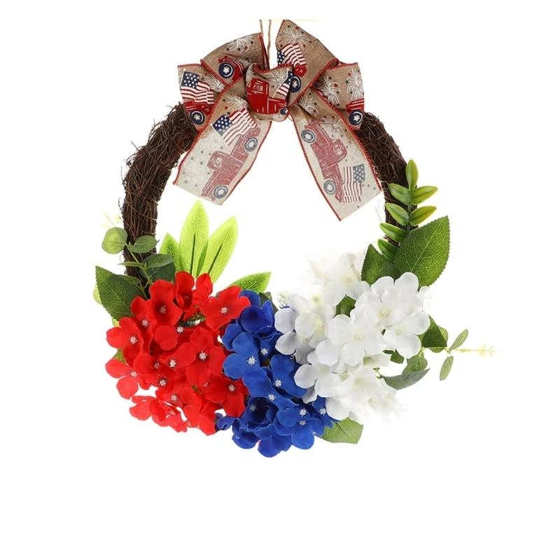 Artificial Flower Wreath for Front Door Garden Window Christmas Wedding Party 15UB