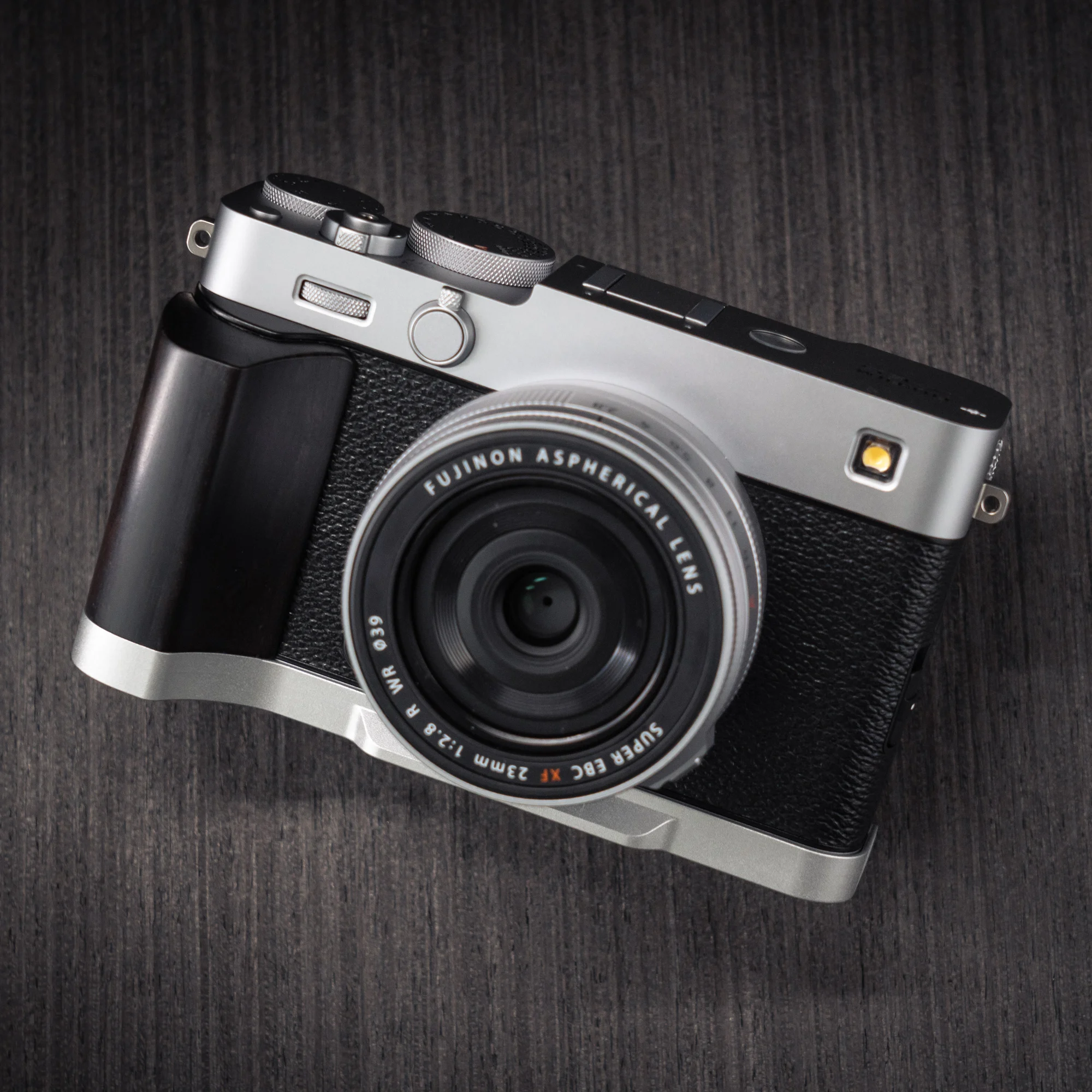 Handgefertigter Kamera-Handgriff aus Holz, L-Platte, Schnellverschluss-Halter für Fujifilm XE5 Fuji X-E5 – Detail 8